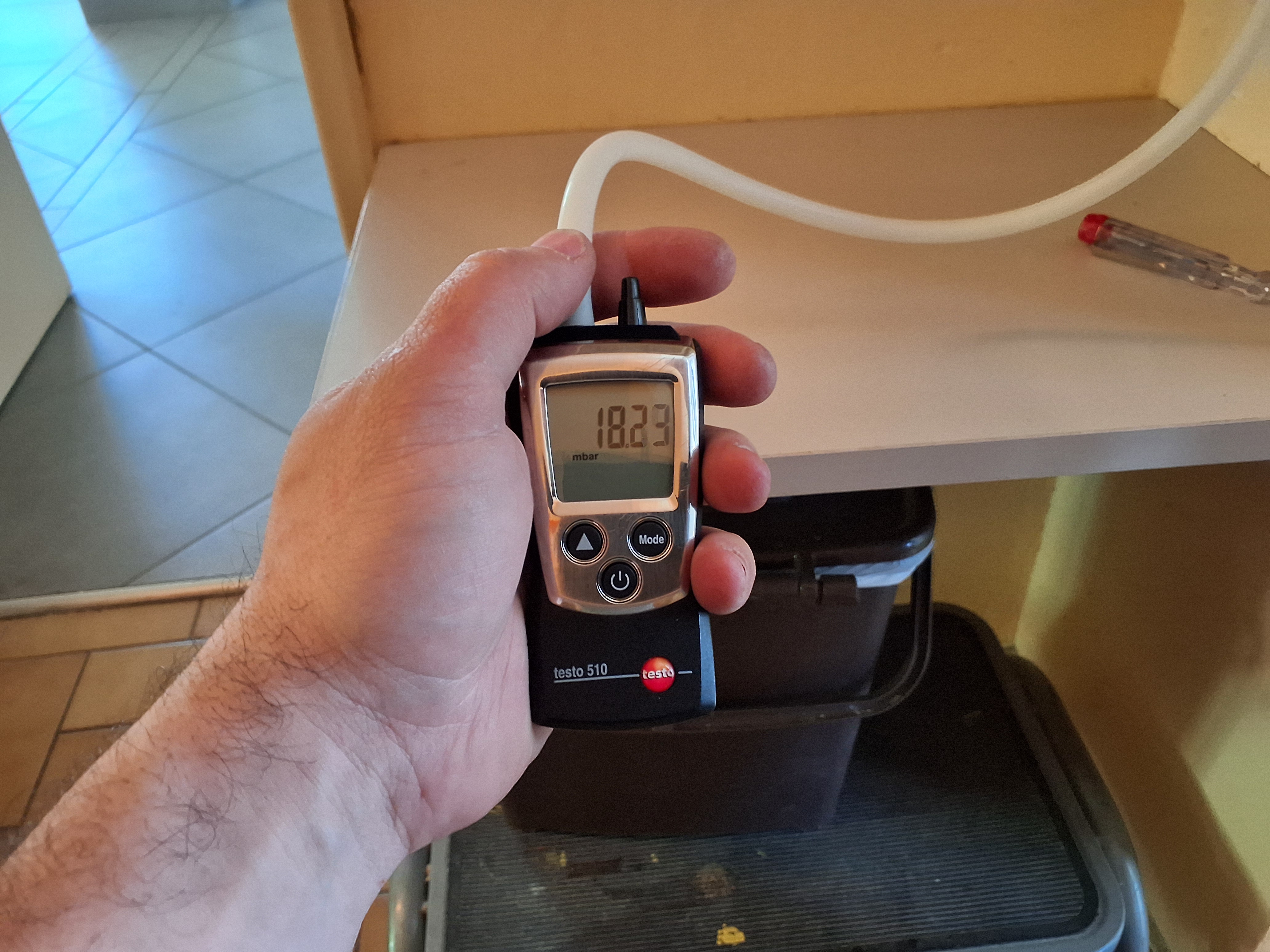 Mesure pression gaz